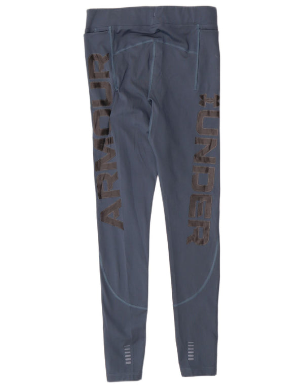 Under Armour ženske kompresijske grafičke tajice UK 12 srednje plave sportske