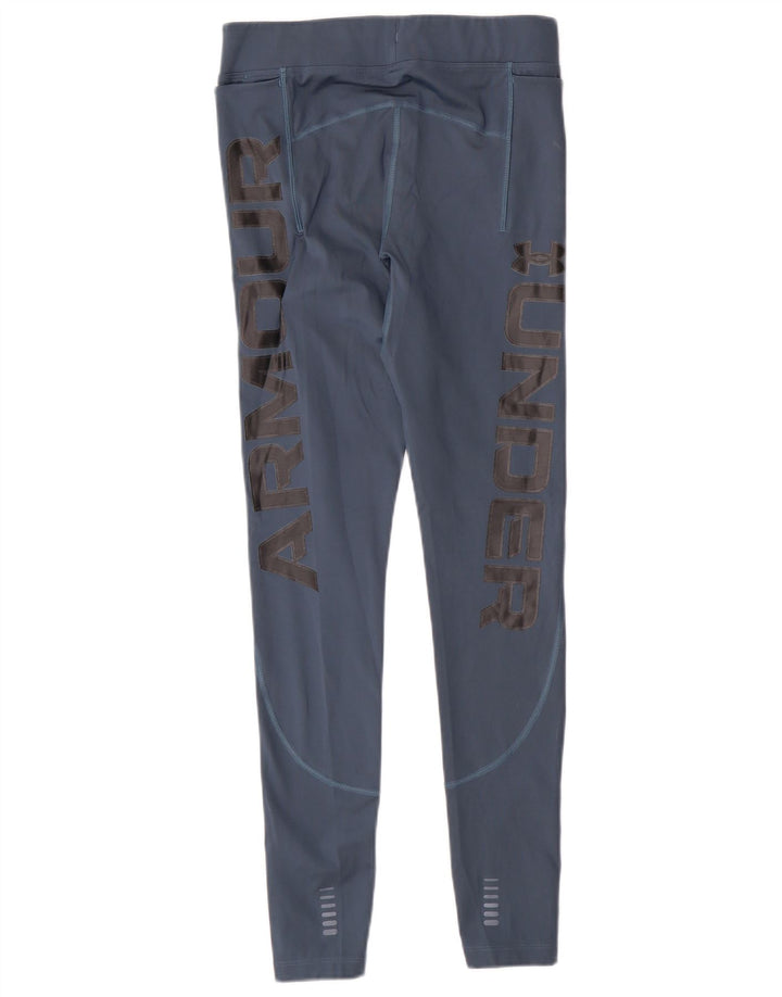 Under Armour ženske kompresijske grafičke tajice UK 12 srednje plave sportske