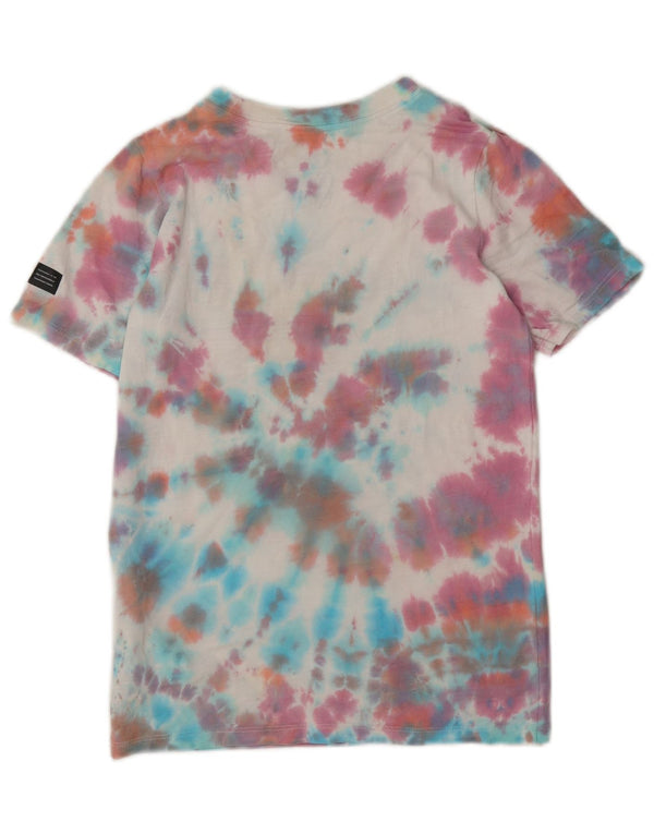 Nike Boys Dri Fit Graphic T-Shirt Top 8-9 Years Small Multicolored Tie Dye