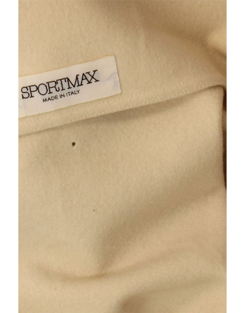 SPORTMAX Womens Overcoat UK 14 Medium Beige Vintage Sportmax and Second-Hand Sportmax from Messina Hembry 