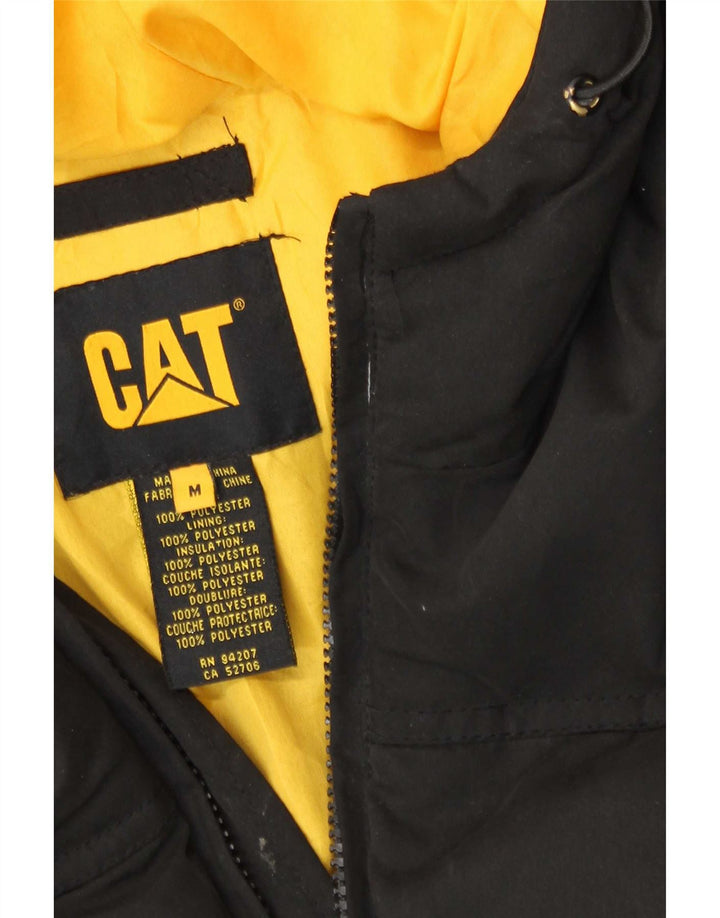 Caterpillar muška podstavljena jakna s kapuljačom UK 38 srednji crni poliester