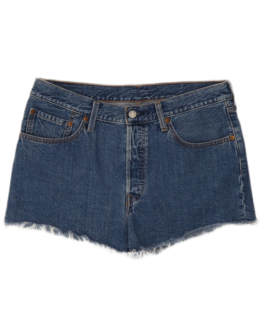 Levi's ženske kratke traper hlače 501 W31 srednje plavi pamuk