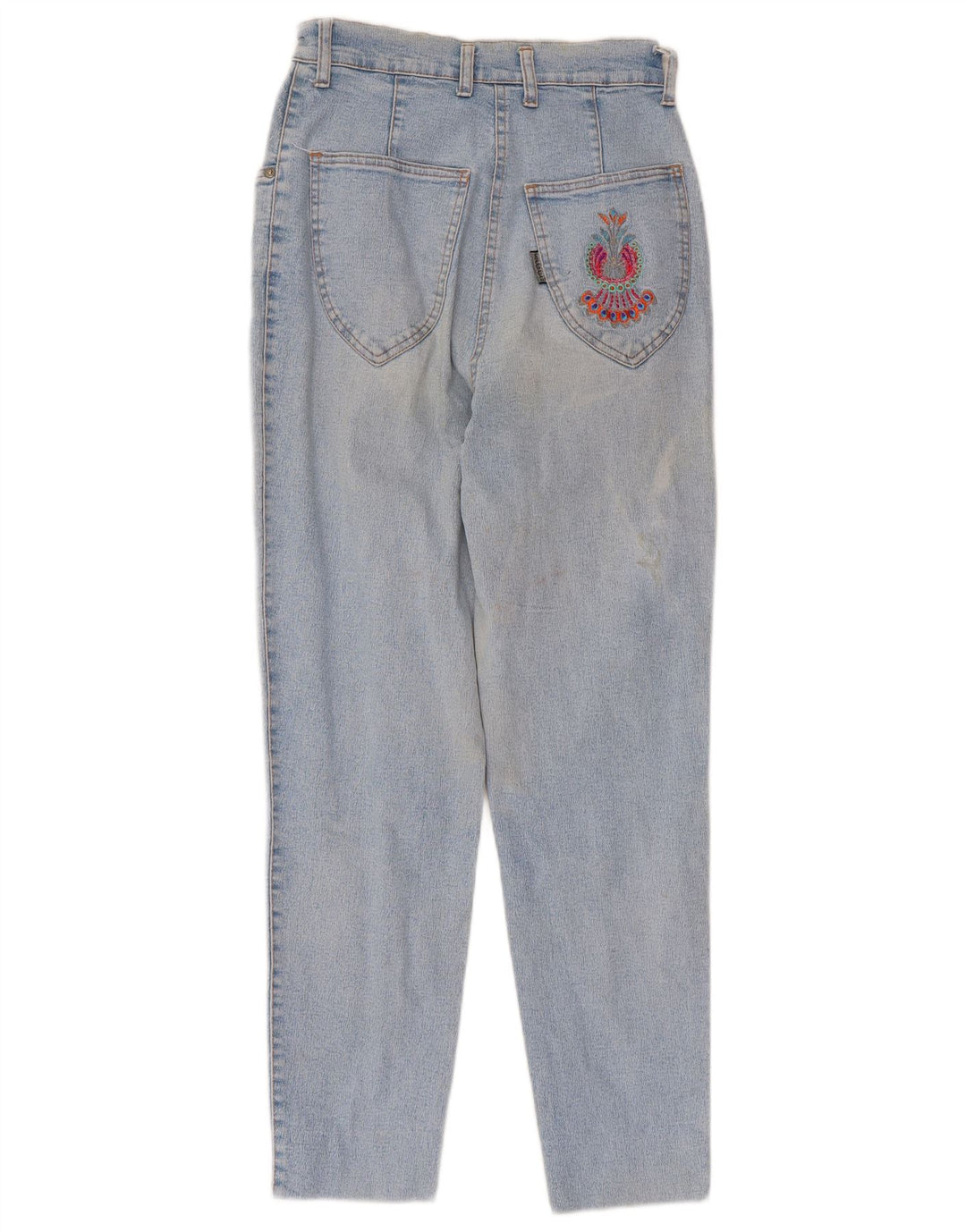 CAPPOPERA Ženske sužene traperice visokog struka IT 44 srednje W26 L26 plavi pamuk