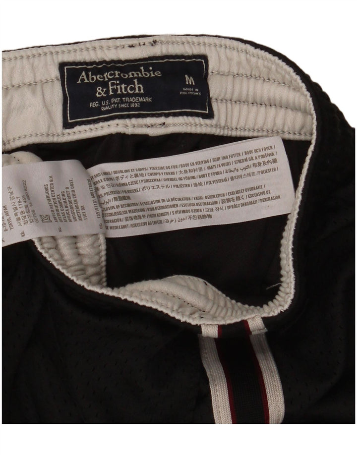 Abercrombie & Fitch muške kratke sportske hlače srednje veličine crni poliester