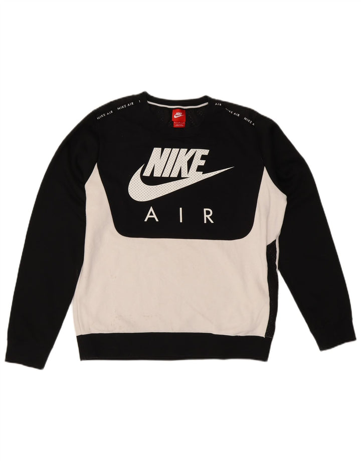 Nike muška trenirka s grafičkim motivima, srednji crni, pamuk