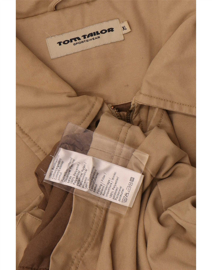 Tom Tailor muška pomoćna jakna UK 42 XL bež pamuk