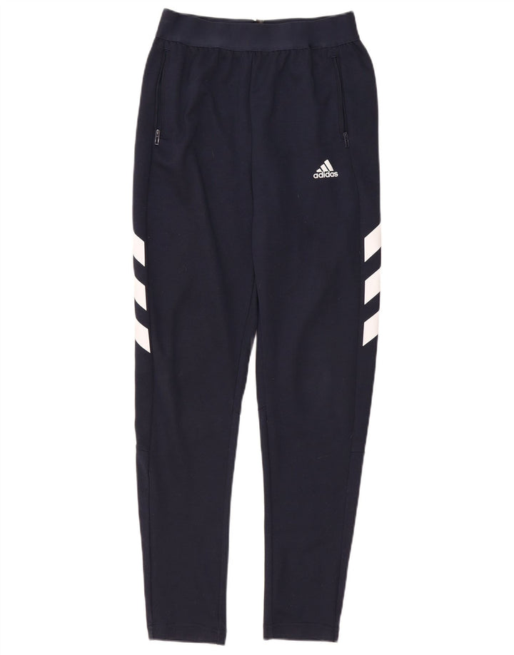 Adidas tajice za dječake s grafičkim motivima 13-14 godina tamnoplavi poliester