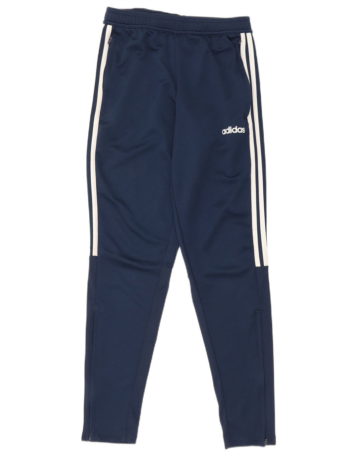 Adidas muške trenirke Climalite male tamnoplave hlače od poliestera