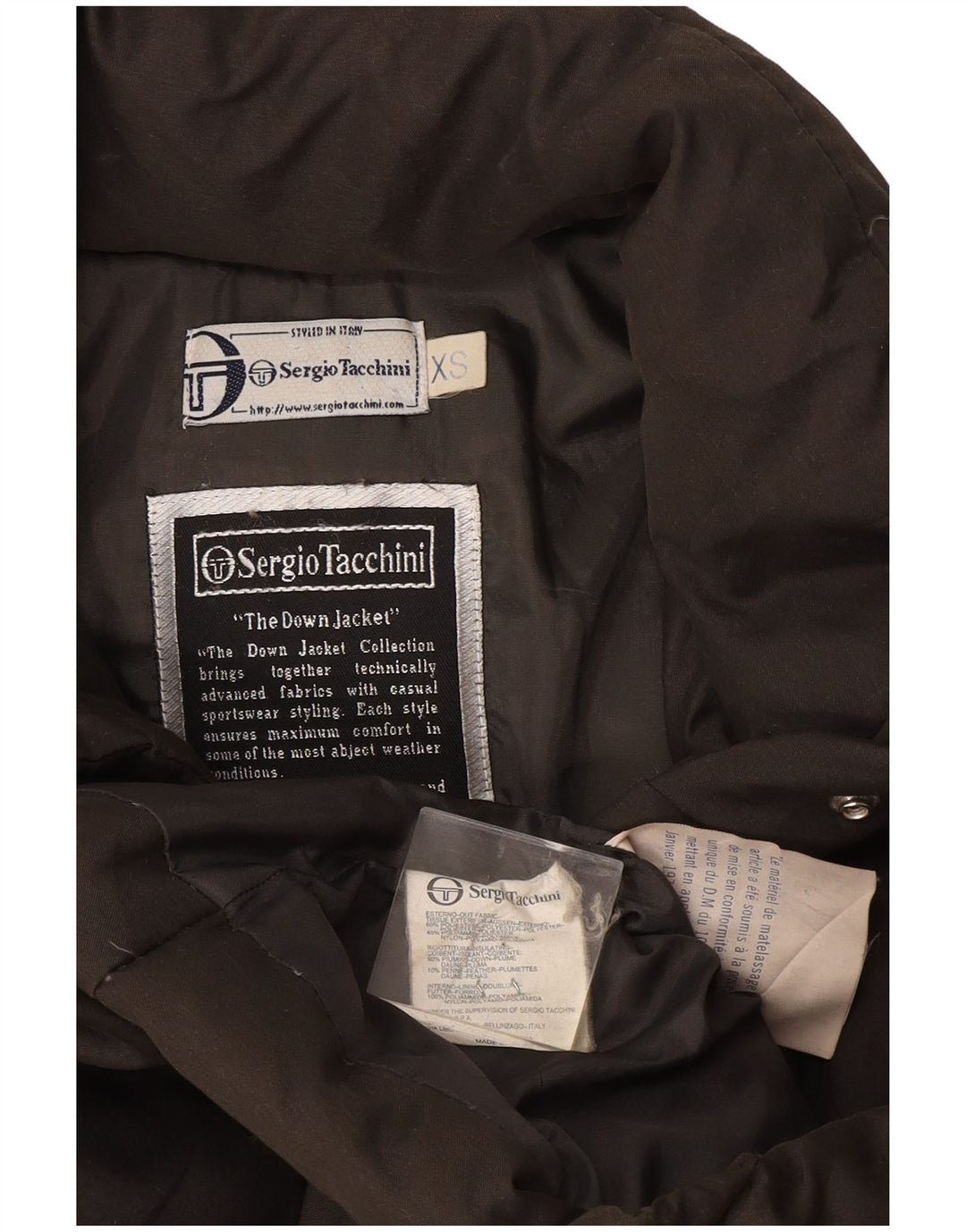 Sergio Tacchini ženski dugi podstavljeni kaput UK 6 XS zeleni poliester