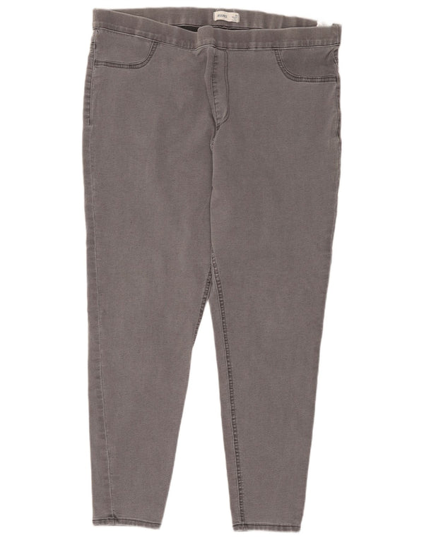 Marks & Spencer ženske jegging traperice UK 20 2XL W38 L26 sivi pamuk