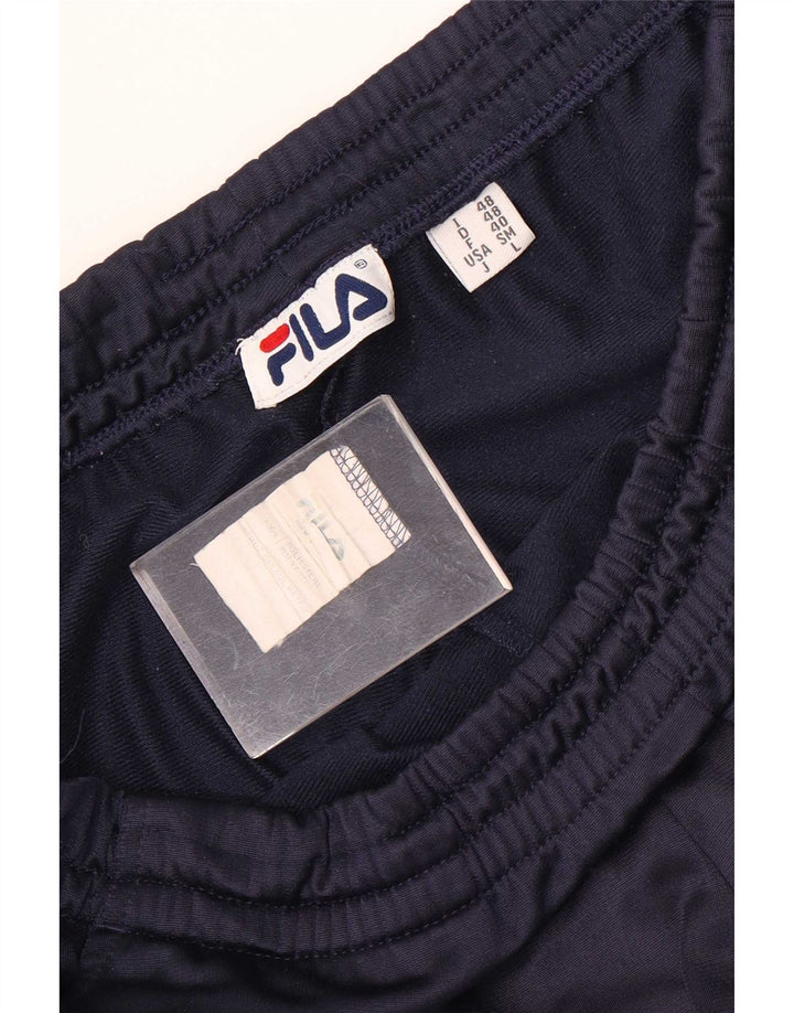 Fila muške trenirke s grafičkim motivima srednje tamnoplave boje
