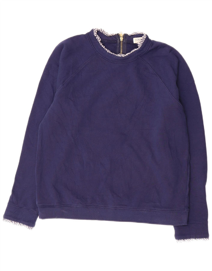 J. CREW Ženska majica s kratkim rukavima UK 14 Srednji tamnoplavi pamuk