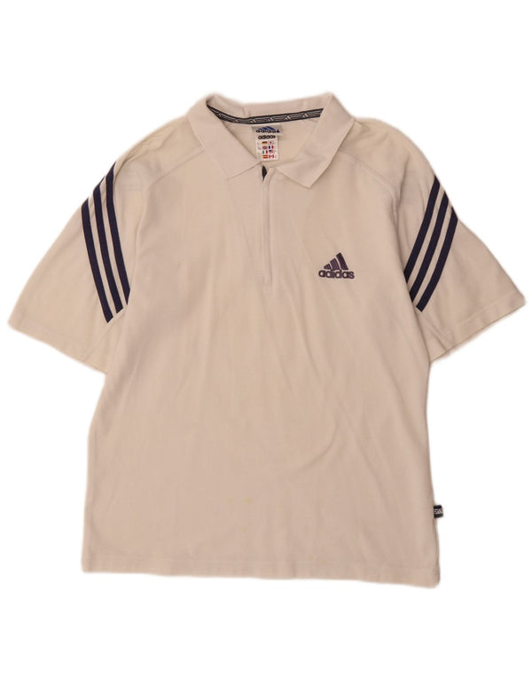 Adidas muška polo majica UK 40/42 Srednje bijeli pamuk
