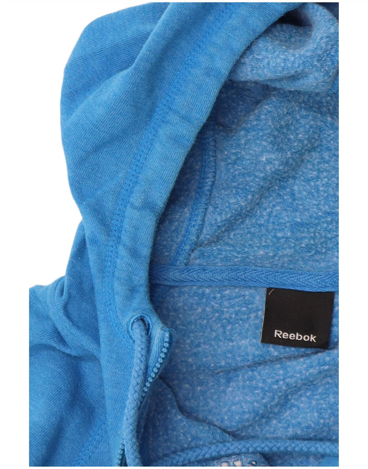 Reebok ženski pulover s kapuljačom s patentnim zatvaračem UK 10 Small Blue