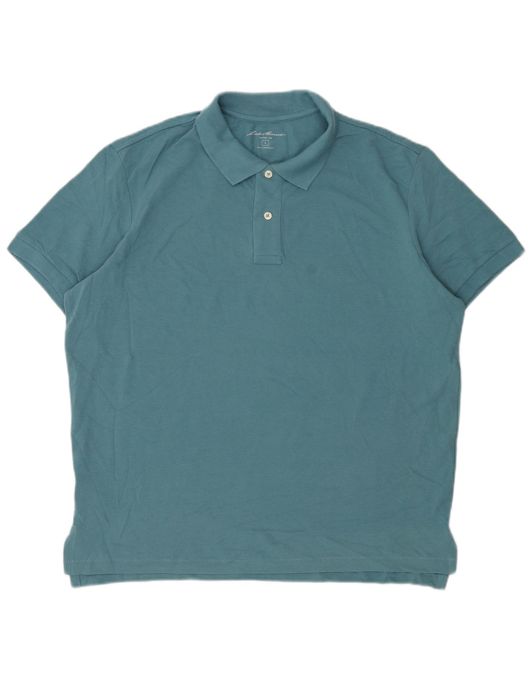 Eddie Bauer muška polo majica velika plava pamuk