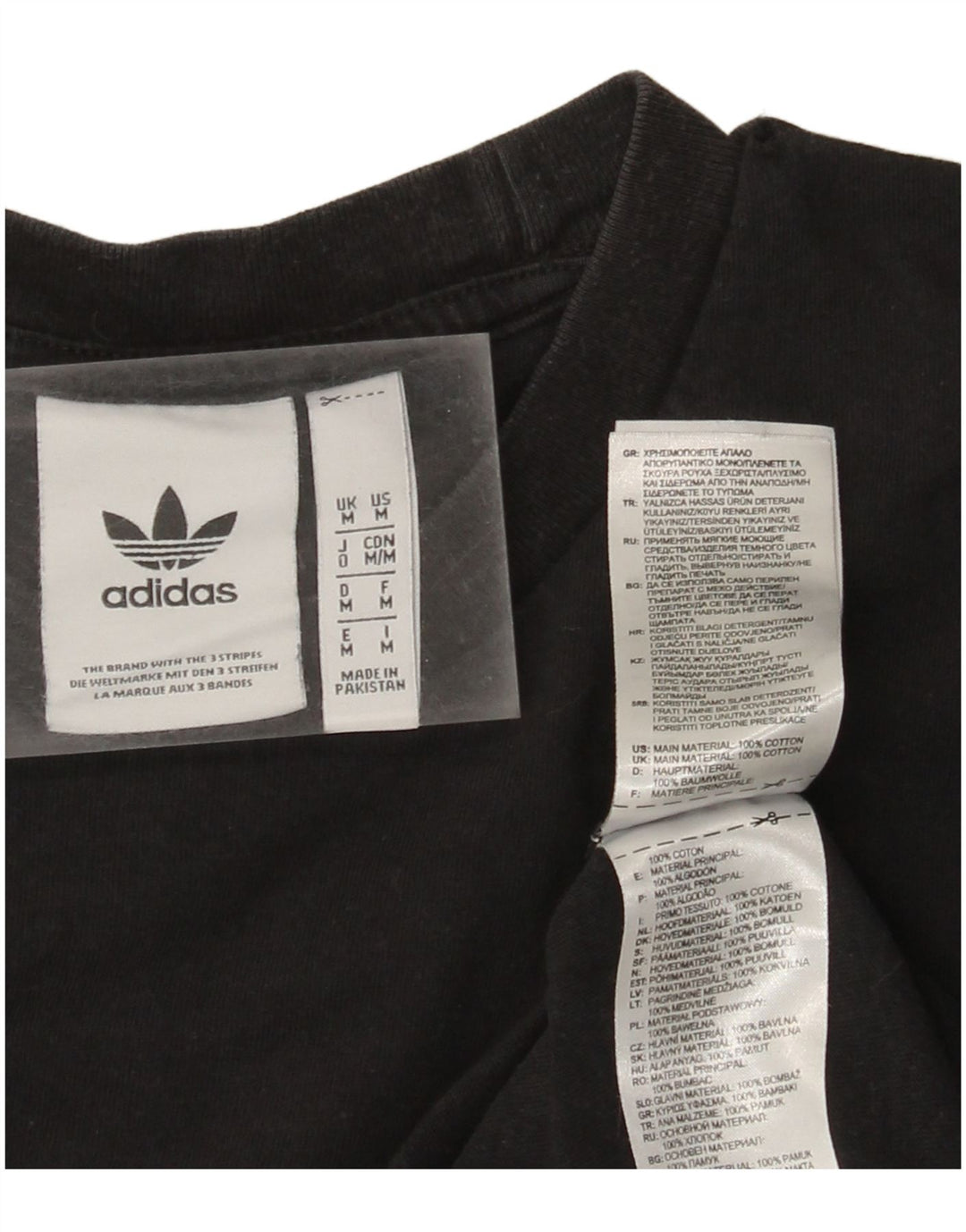 Adidas muška majica kratkih rukava srednje veličine, crni pamuk