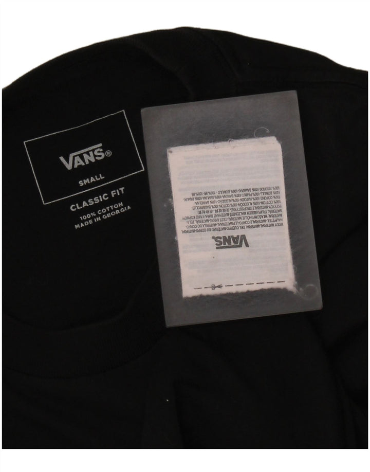 VANS Muška majica kratkih rukava klasičnog kroja, mali crni pamuk