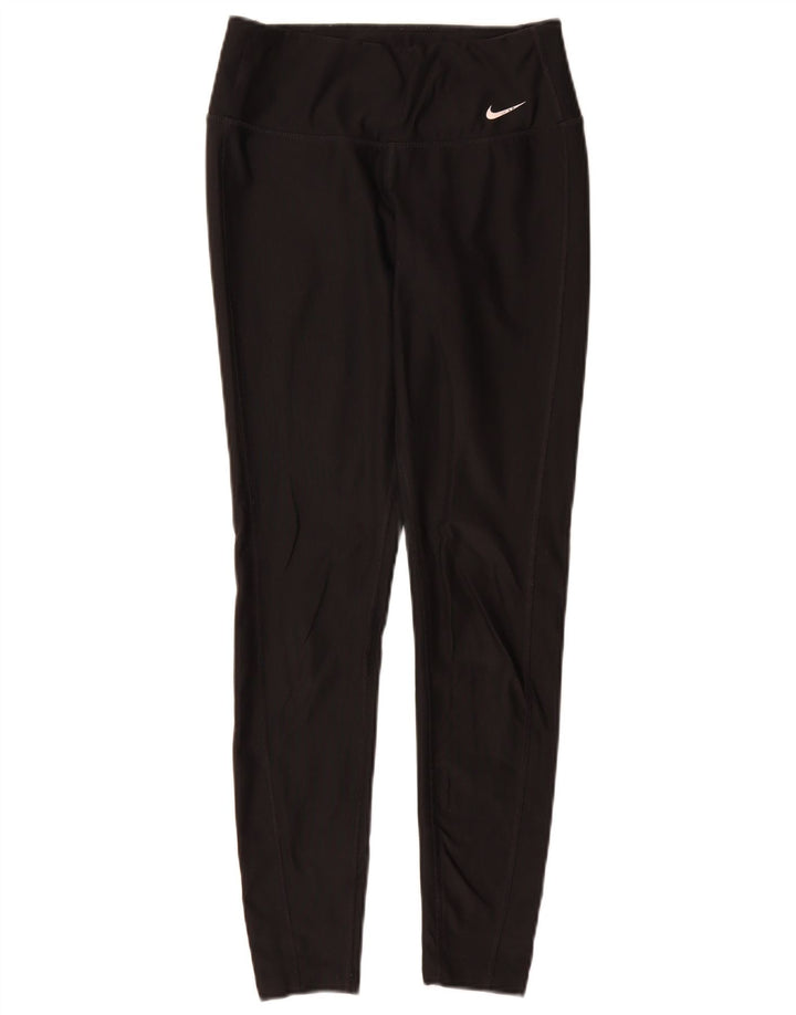 Nike ženske Dri Fit tajice UK 6 XS crni poliester
