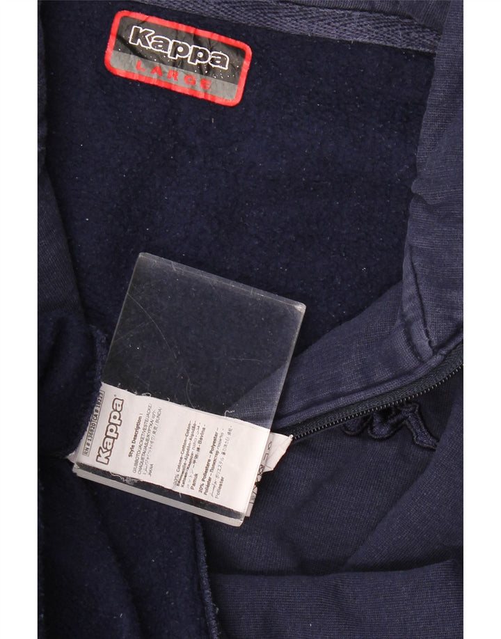 KAPPA muška gornja jakna od trenirke, velika tamnoplava pamuk