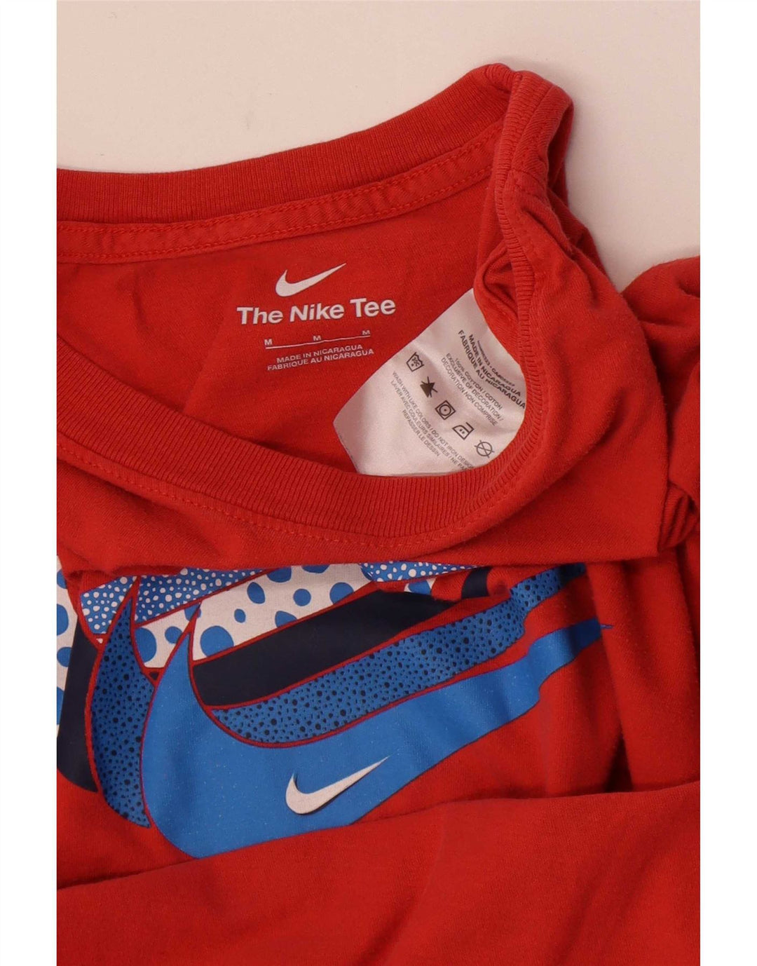 Nike muška majica s grafičkim motivima srednje crvene pamučne boje