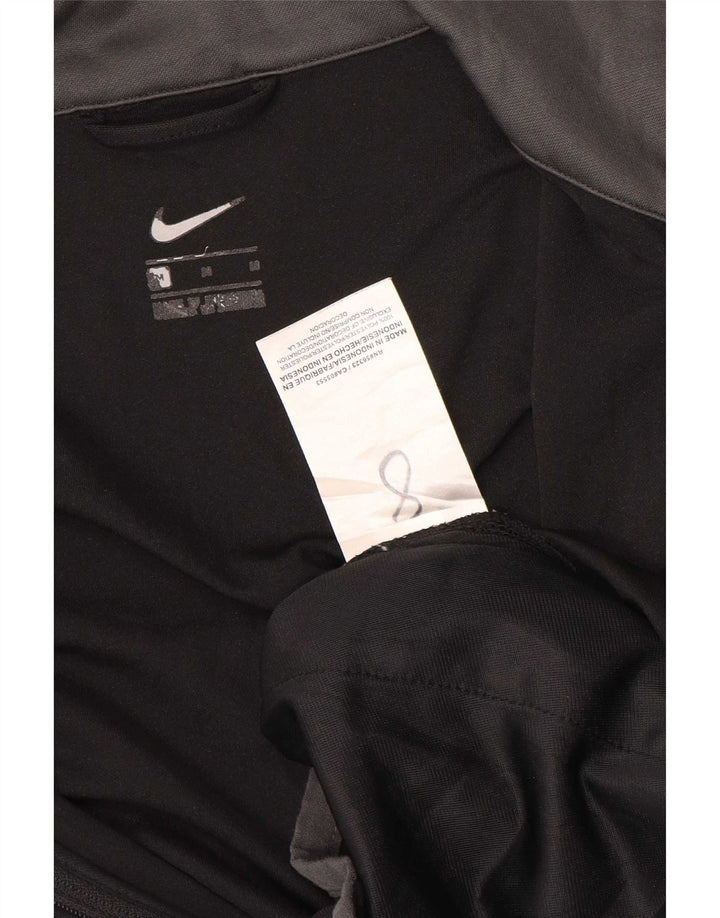 Nike muška grafička gornja jakna trenirke srednje crne boje od poliestera