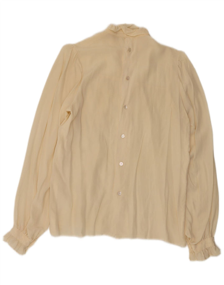 Vintage ženska košulja bluza UK 12 srednje bijele boje