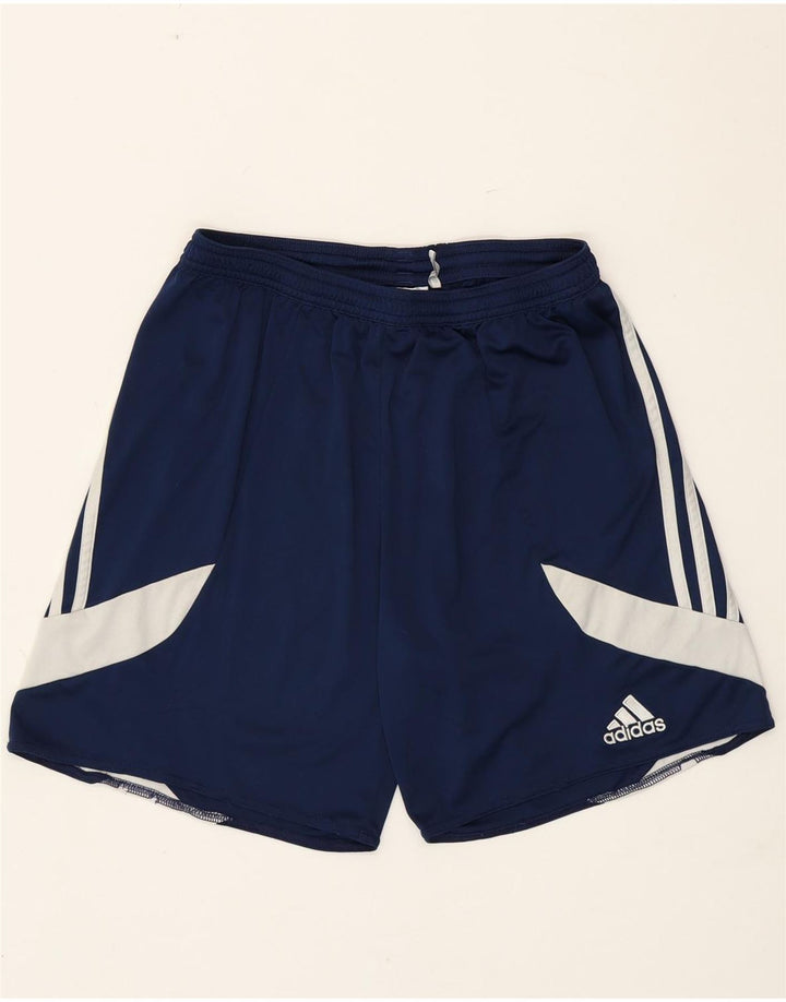 Adidas muške sportske kratke hlače Climalite srednje tamnoplave poliesterske boje
