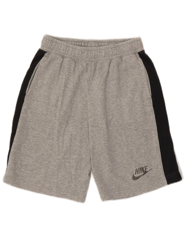 Nike Sportske kratke hlače za dječake 13-14 godina XL sivi pamuk u blokovima boja