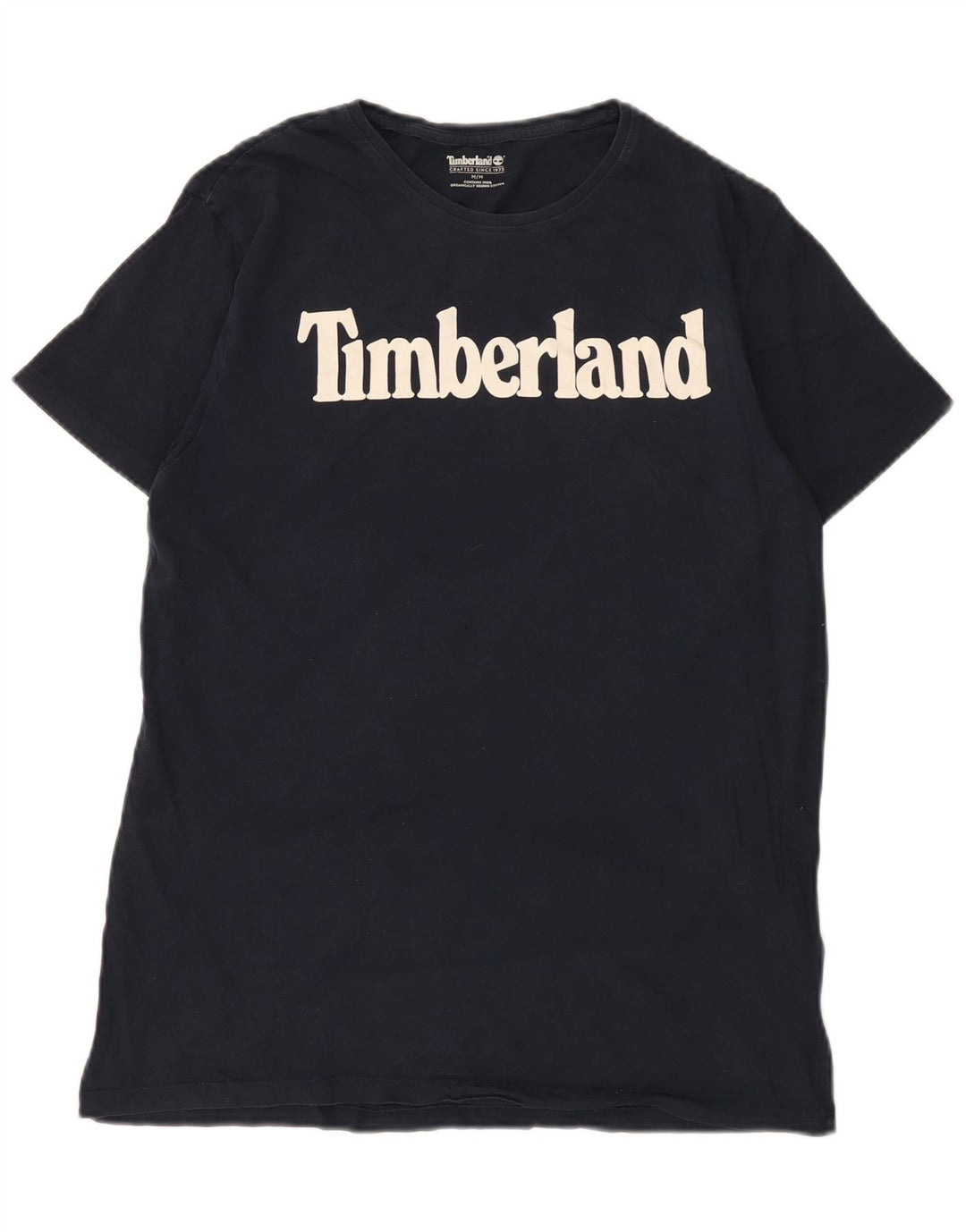 Timberland muška majica s grafičkim motivima Srednje tamnoplavi pamuk