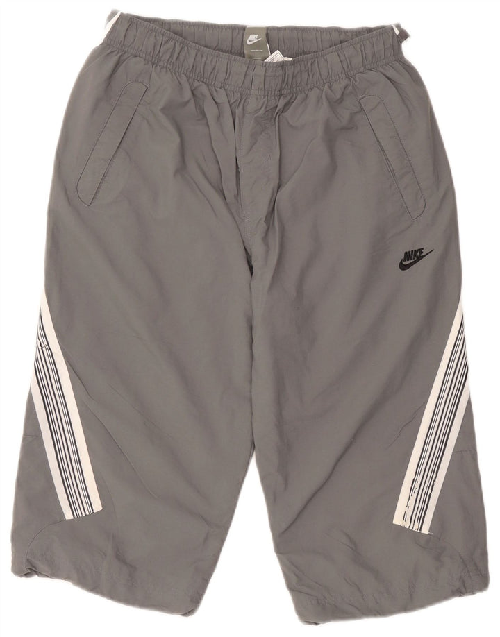 Nike muške bermuda sportske hlače srednje sive najlonske boje