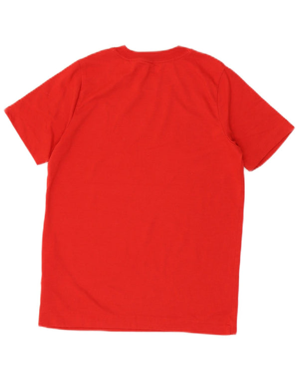Nike Boys Dri Fit Graphic T-Shirt Top 10-11 Years Medium Red Poliester