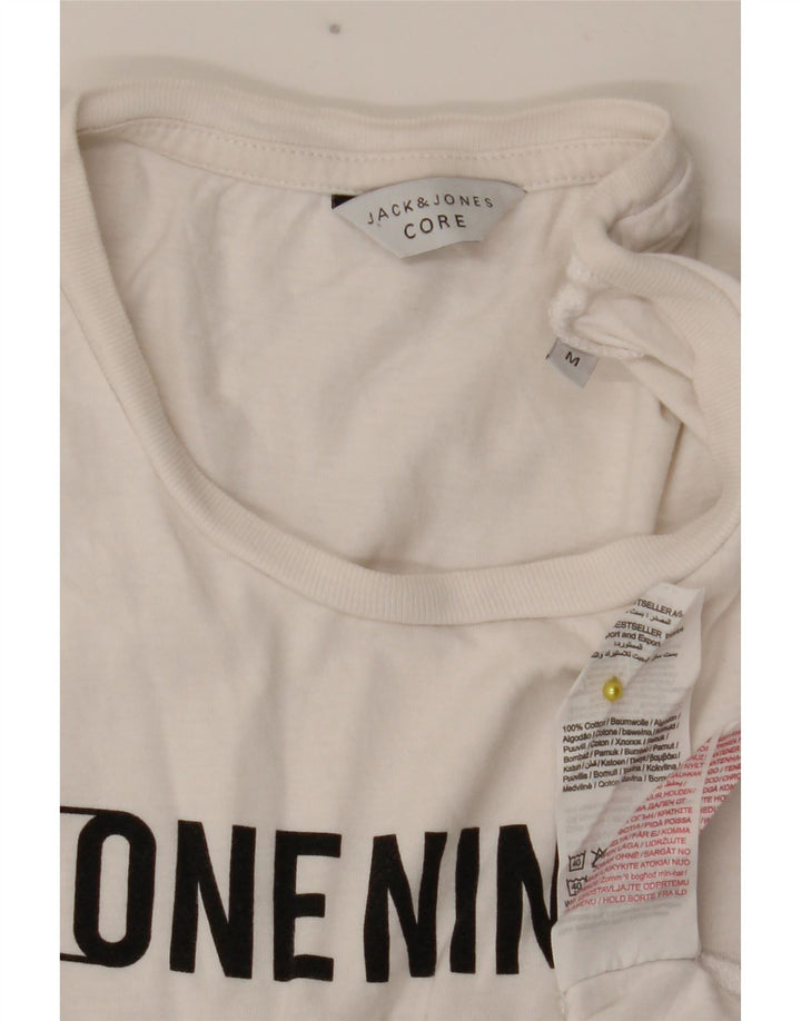 Jack & Jones muška majica kratkih rukava srednje veličine, bijeli pamuk