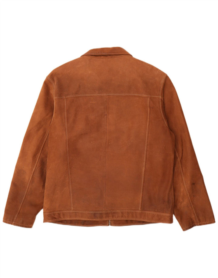 David Moore muška kožna jakna IT 50 Large Brown Leather