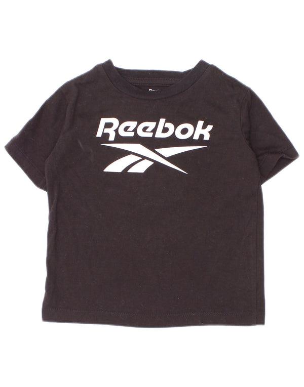 Reebok Baby Boys Graphic T-Shirt Top 12-18 mjeseci crni pamuk
