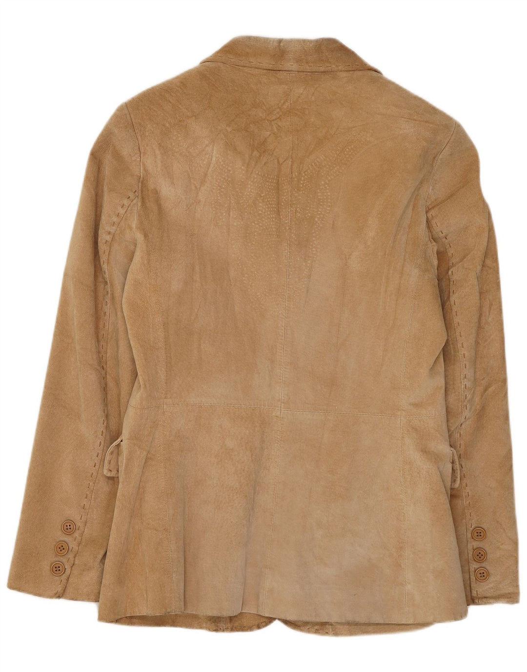 Privilegi ženska jakna od brušene kože s 3 gumba IT 44, srednje smeđa koža