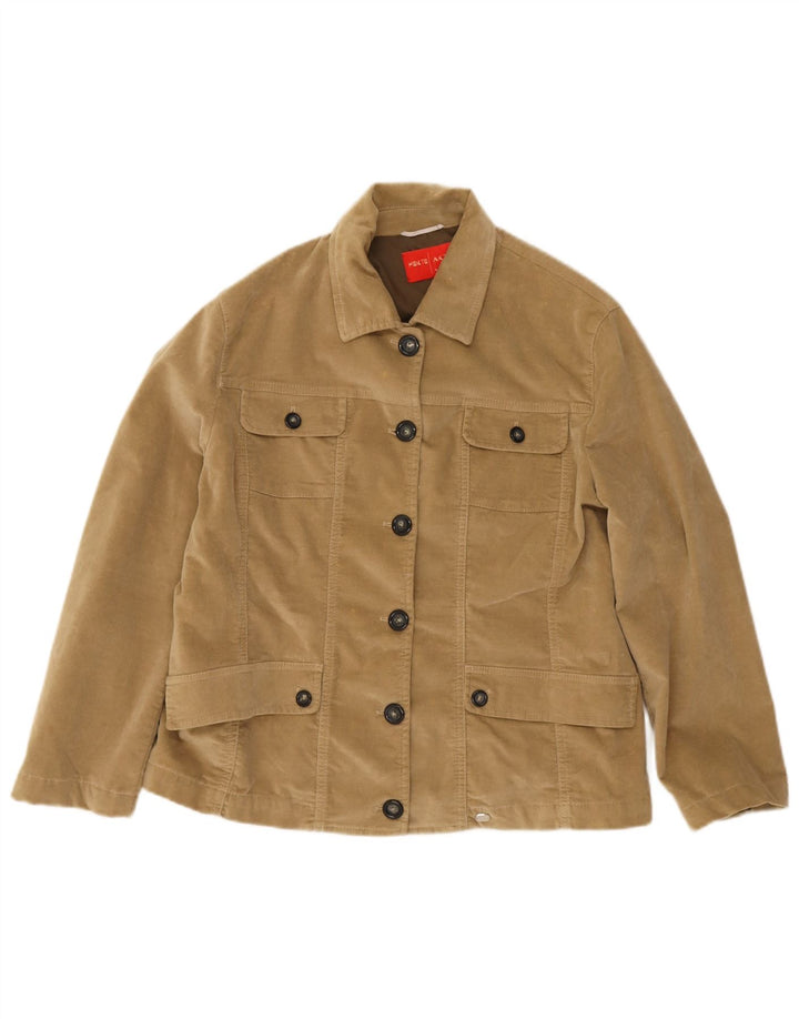 Krizia Ženska pomoćna jakna UK 16 Large Beige Cotton