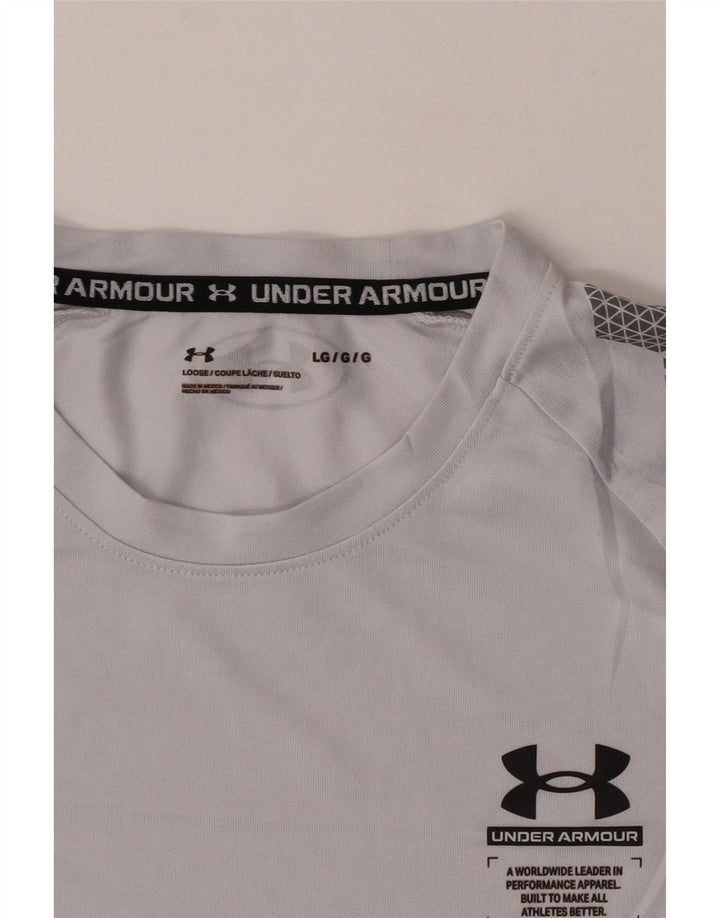 Under Armour muška majica kratkih rukava velika siva geometrijska