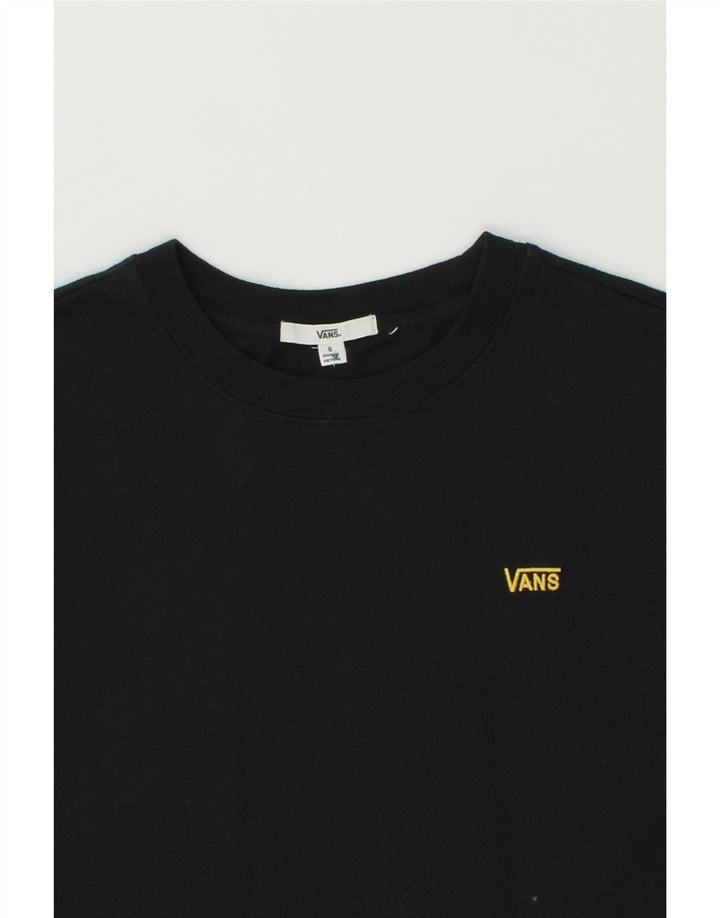VANS Mens Graphic T-Shirt Top Small Black Cotton Vintage Vans and Second-Hand Vans from Messina Hembry 