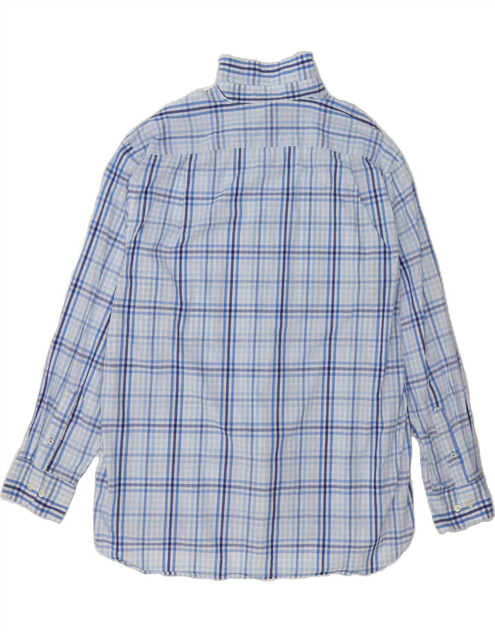 IZOD Mens Shirt XL Blue Check Cotton Vintage Izod and Second-Hand Izod from Messina Hembry 