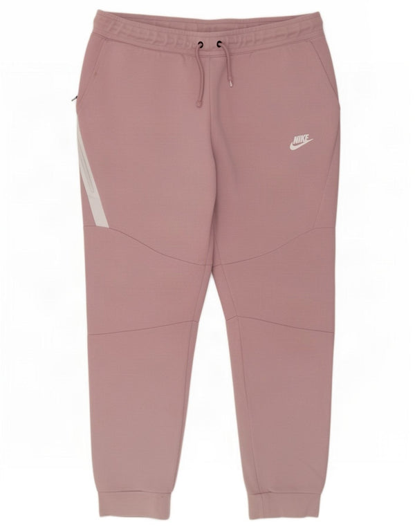 Nike Ženska trenirka Hlače Joggers UK 18 XL Pink Colourblock Cotton