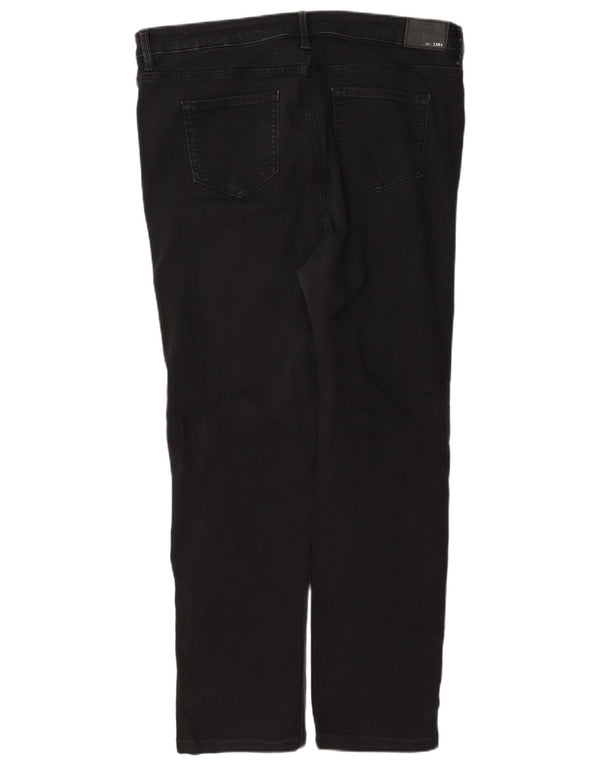 Marks & Spencer Womens The Sophia Straight Jeans UK 18 XL W36 L28 Black