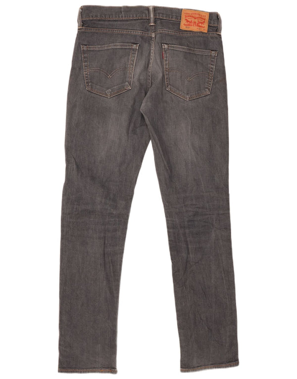 LEVI'S Muške 511 uske traperice W32 L32 Sivi pamuk