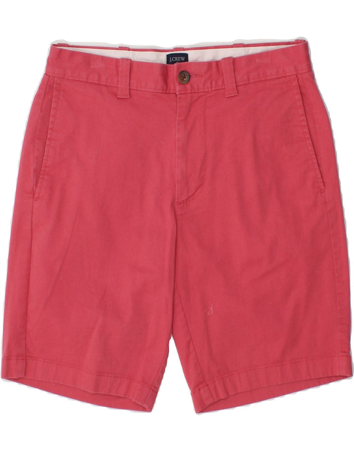 J. CREW Mens Chino Shorts W28 Small Pink Vintage J. Crew and Second-Hand J. Crew from Messina Hembry 