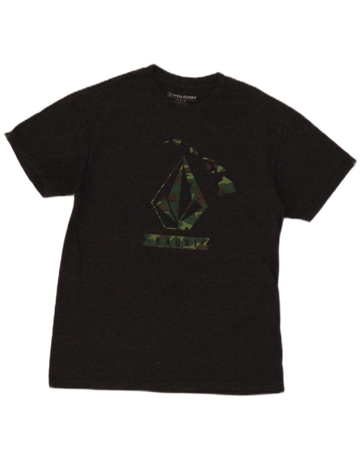 Volcom muška majica kratkih rukava s grafičkim motivima, mali sivi flekasti pamuk