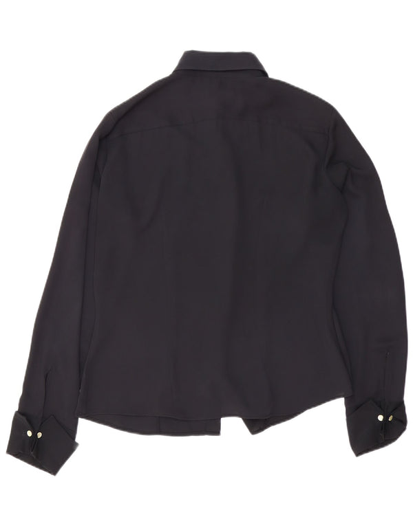 Sisley ženska košulja bluza UK 14 velika crna