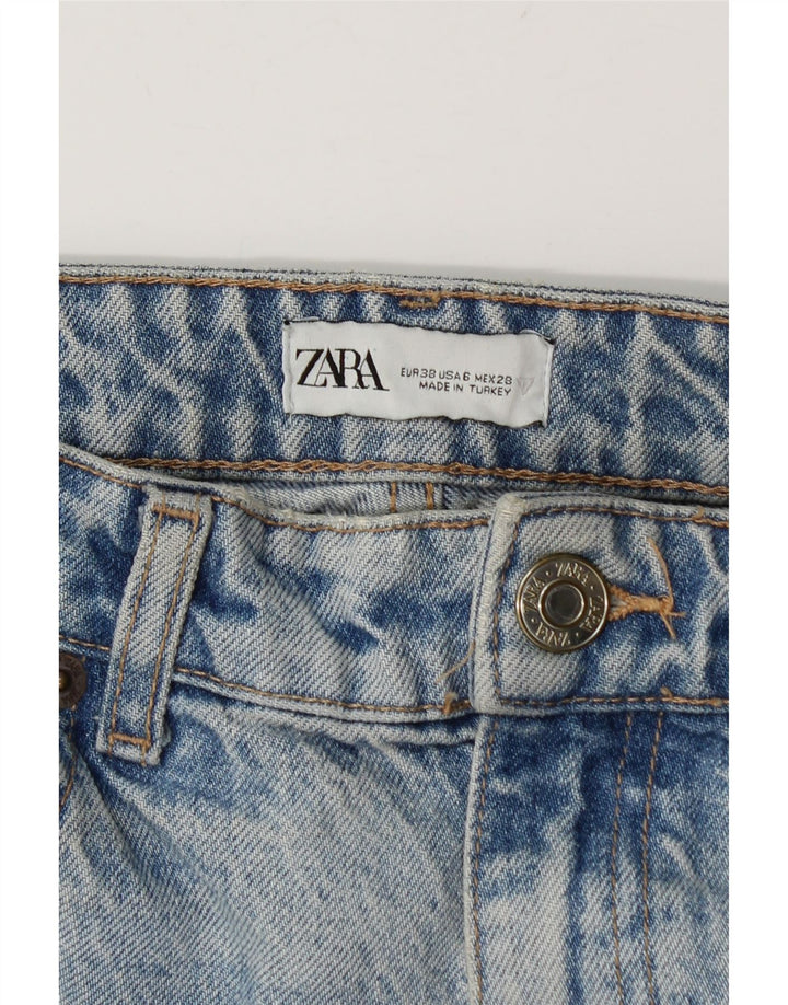 Zara ženske široke traperice EU 38 male W28 L29 plave