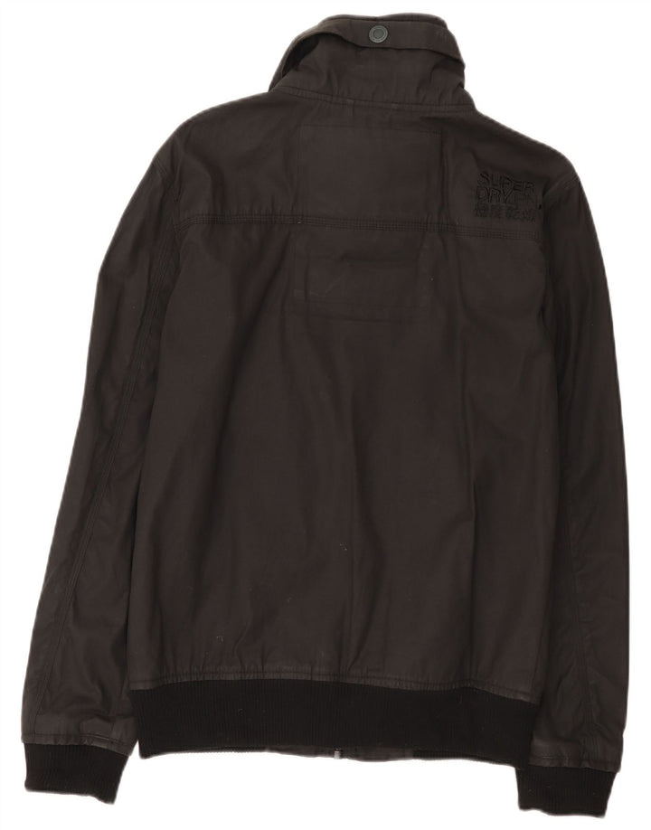 Superdry muška bomber jakna UK 38 srednje crni pamuk