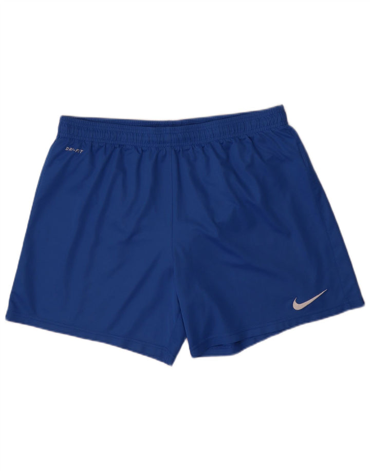 NIKE muške Dri Fit sportske kratke hlače XL plavi poliester