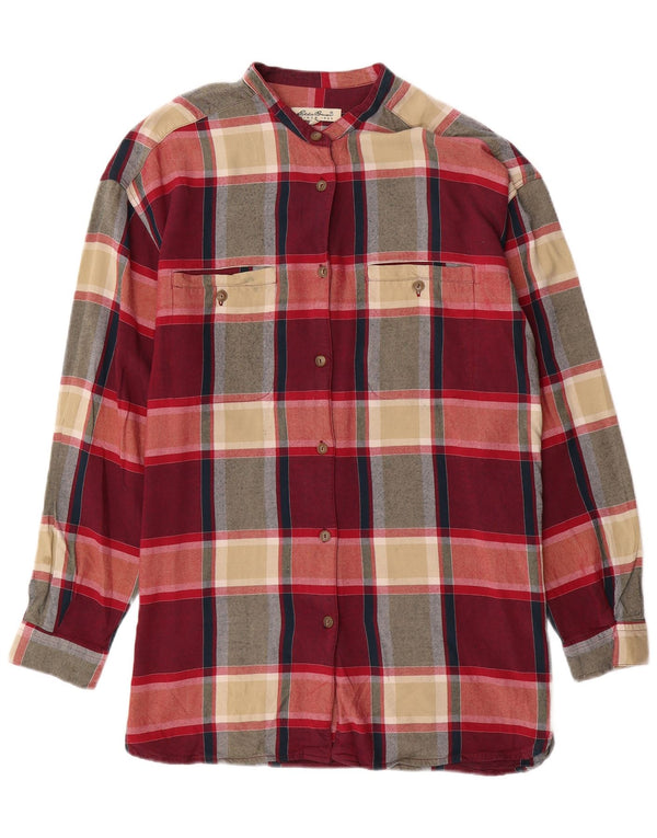 Eddie Bauer ženska košulja haljina UK 16 Veliki crveni karirani viskoza