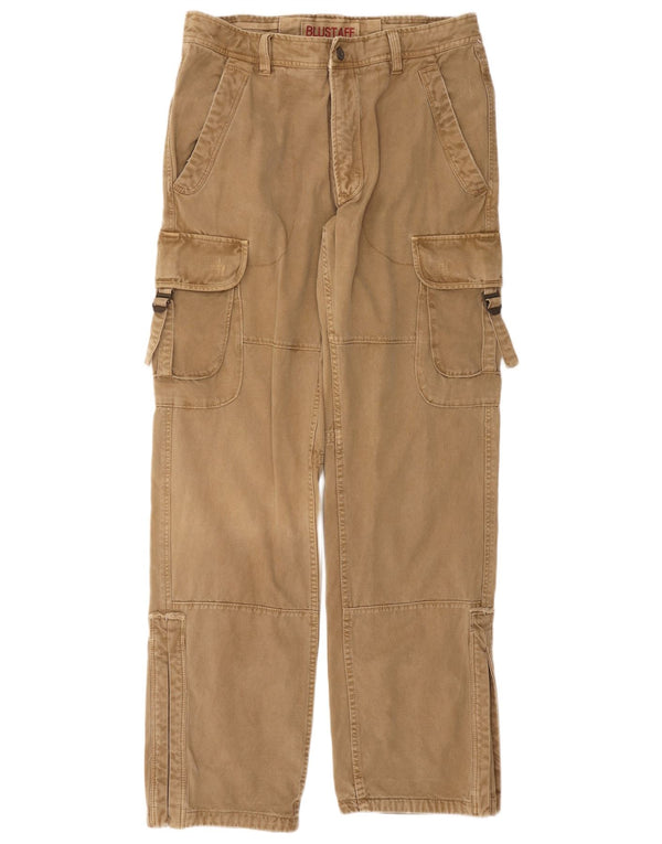 Blustaff muške ravne kargo hlače IT 52 XL W38 L34 bež pamuk
